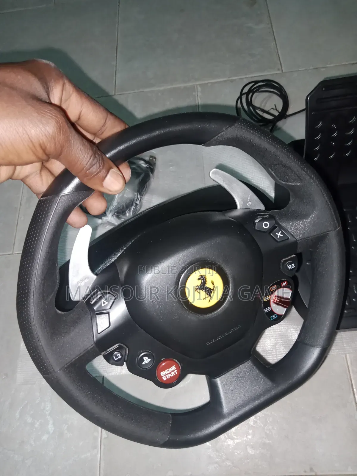 Volant + Pédales Ps4 Ps3 Ps5 Pc