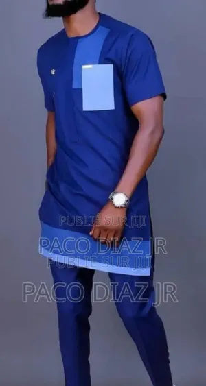 Ensemble Costumes Africains+Mocassins Daim