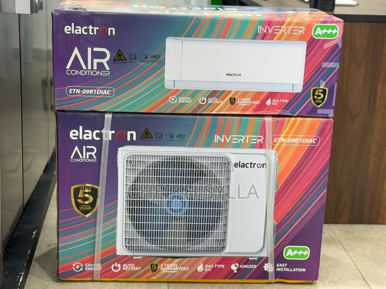 Split Elactron Inverter 9000btu A+ Avec Wifi