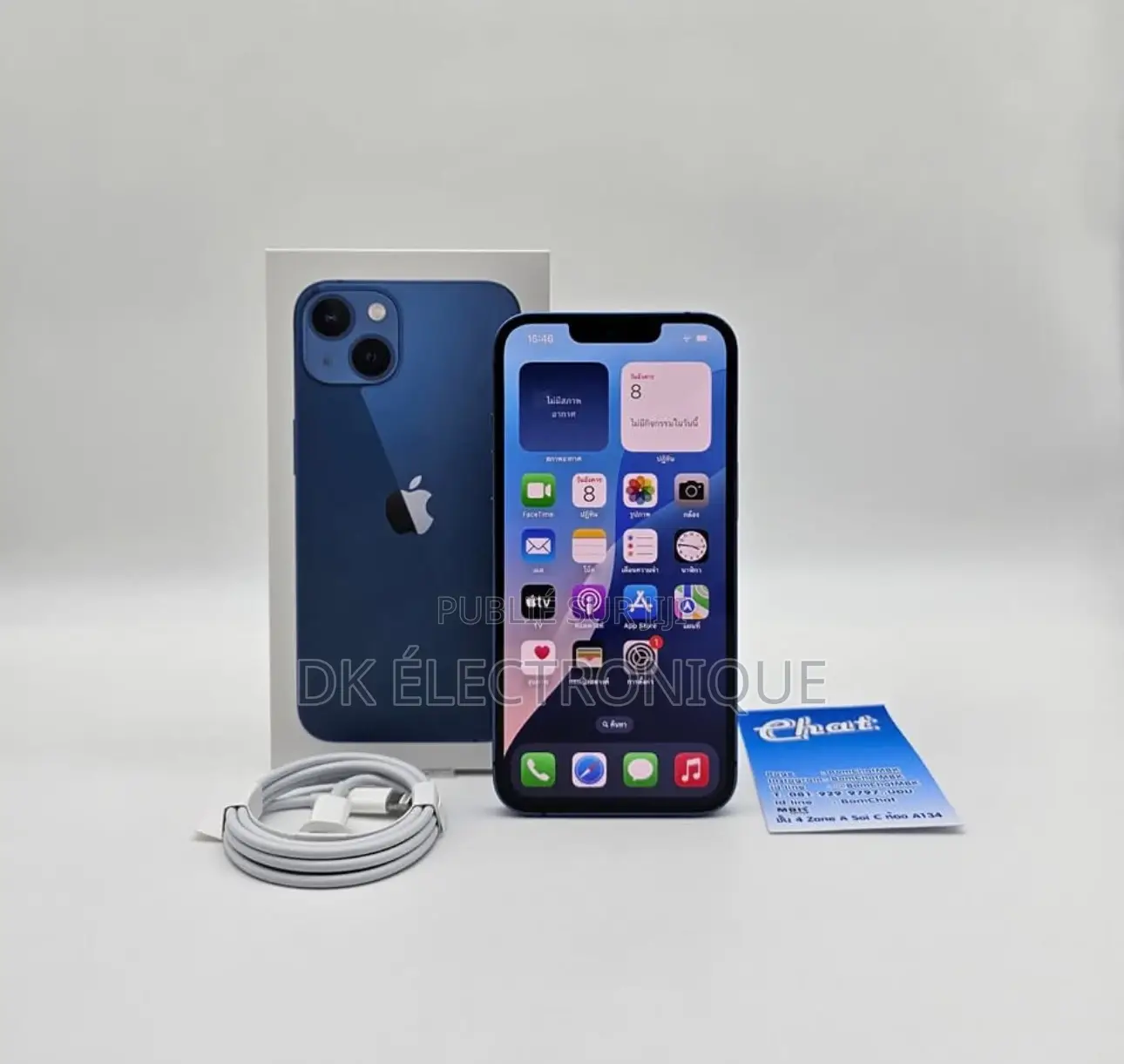 New Apple iPhone 13 128 GB Bleu