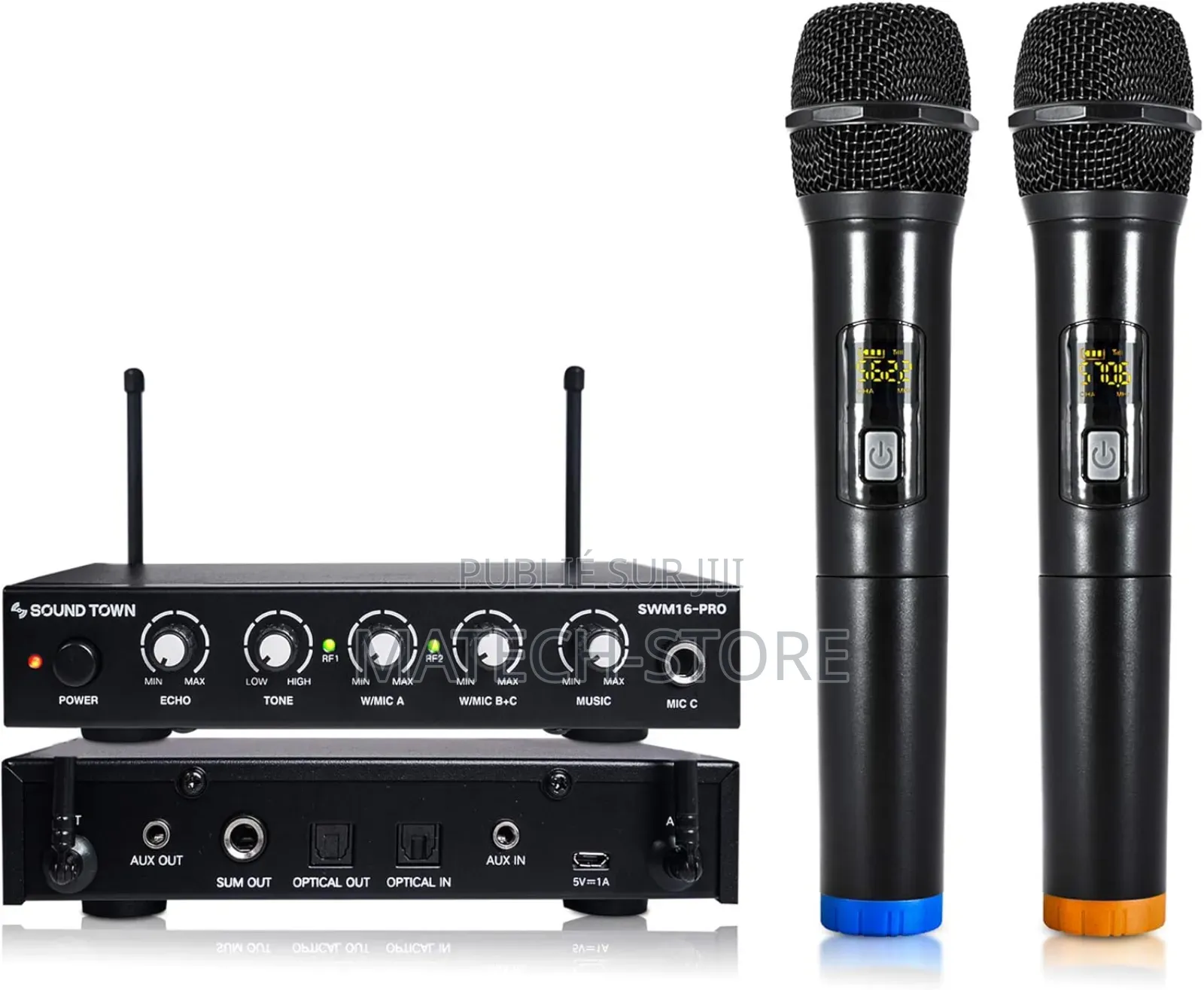 Sound Town 16 Canaux Système De Mélangeur De Karaoké Micro