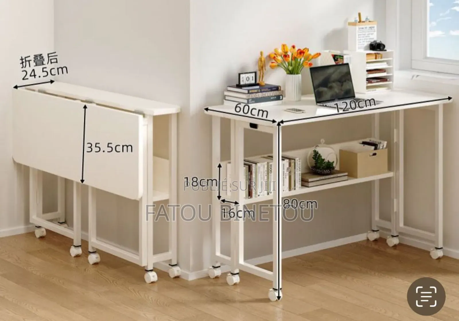 Table Bureau Pliable