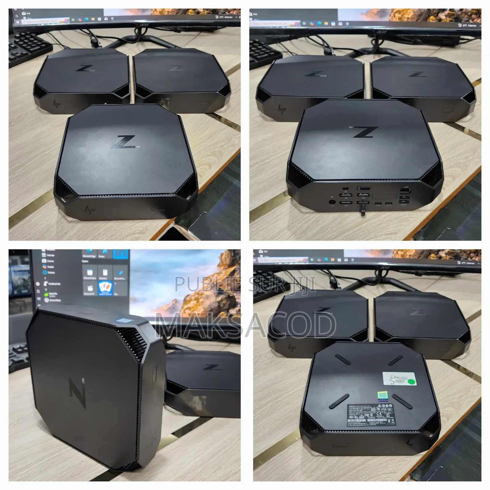 Ordinateur De Bureau HP Z2 G4 Mini 20GB Intel Core I7 SSD 256GB