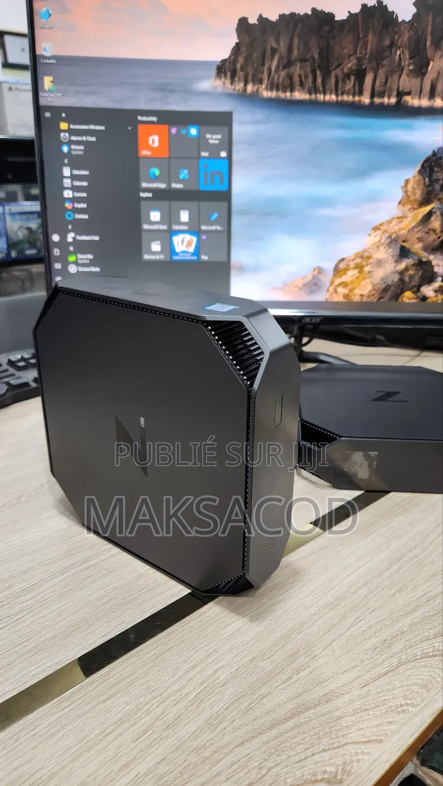 Ordinateur De Bureau HP Z2 G4 Mini 20GB Intel Core I7 SSD 256GB