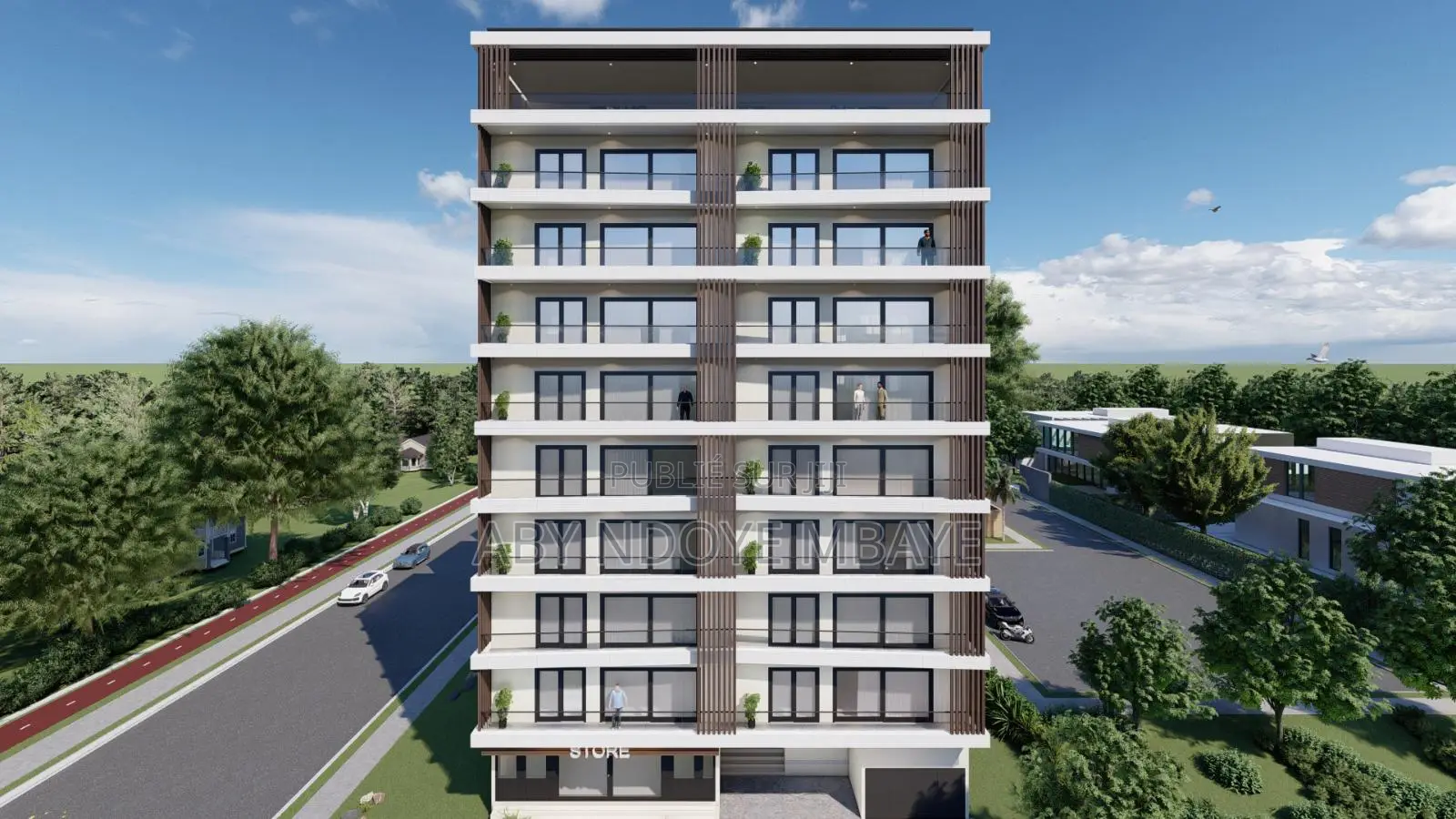 Furnished 3chbre Appartement dans Mmok Group, Almadies à Vendre