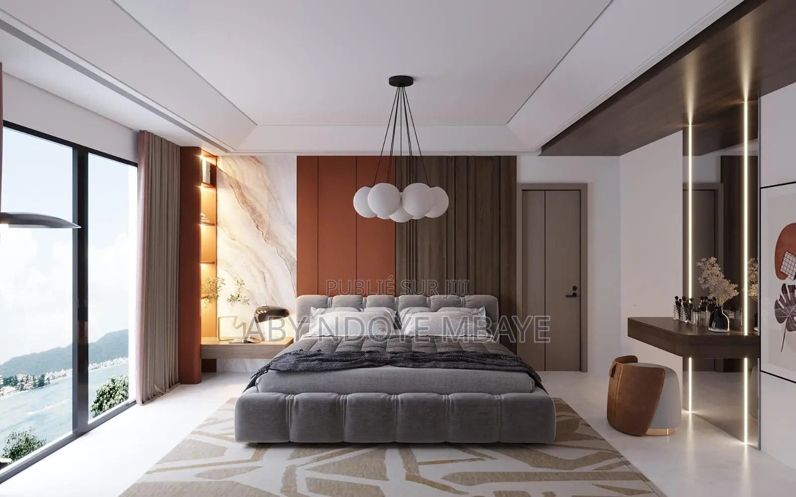 Furnished 3chbre Appartement dans Mmok Group, Almadies à Vendre