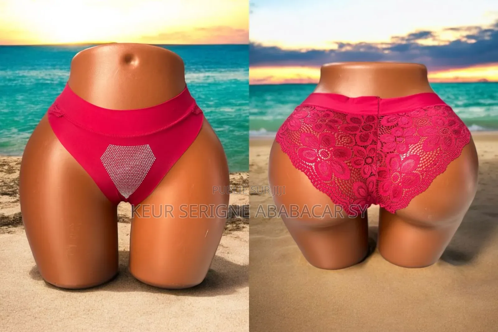 Slip Dentelle Lycra Très Sexy Avec Strage Devant