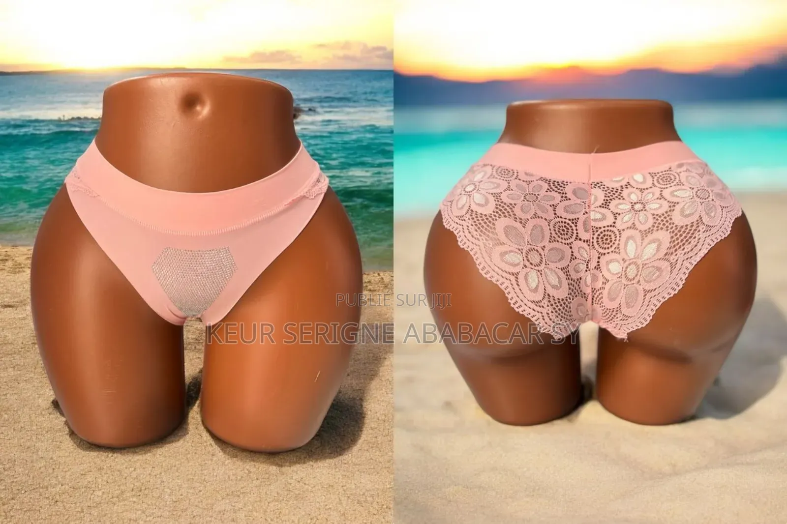 Slip Dentelle Lycra Très Sexy Avec Strage Devant