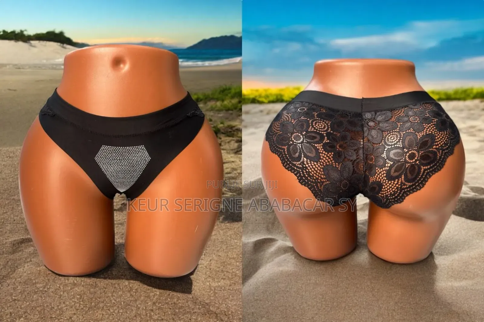 Slip Dentelle Lycra Très Sexy Avec Strage Devant