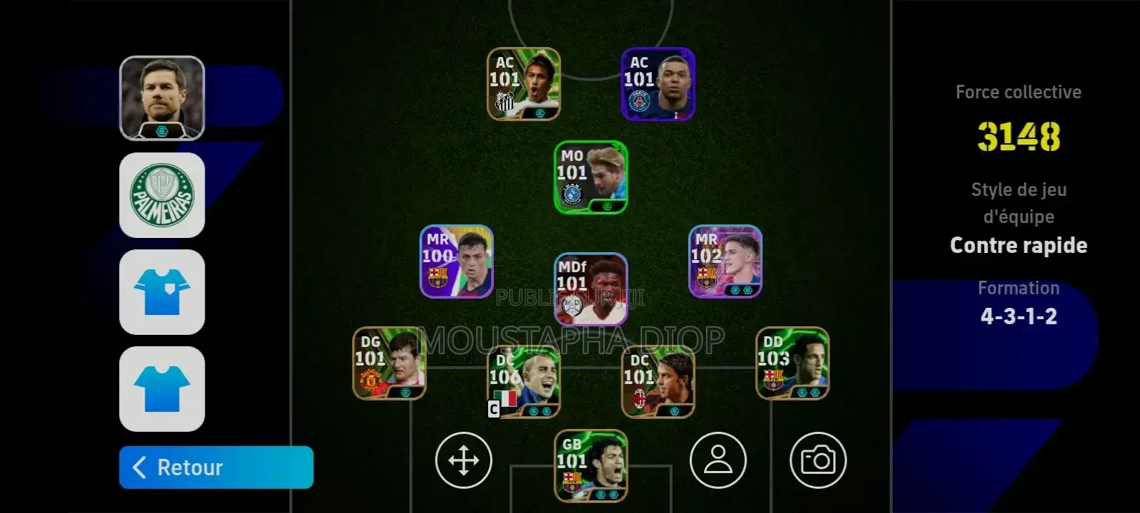 Compte Efootball
