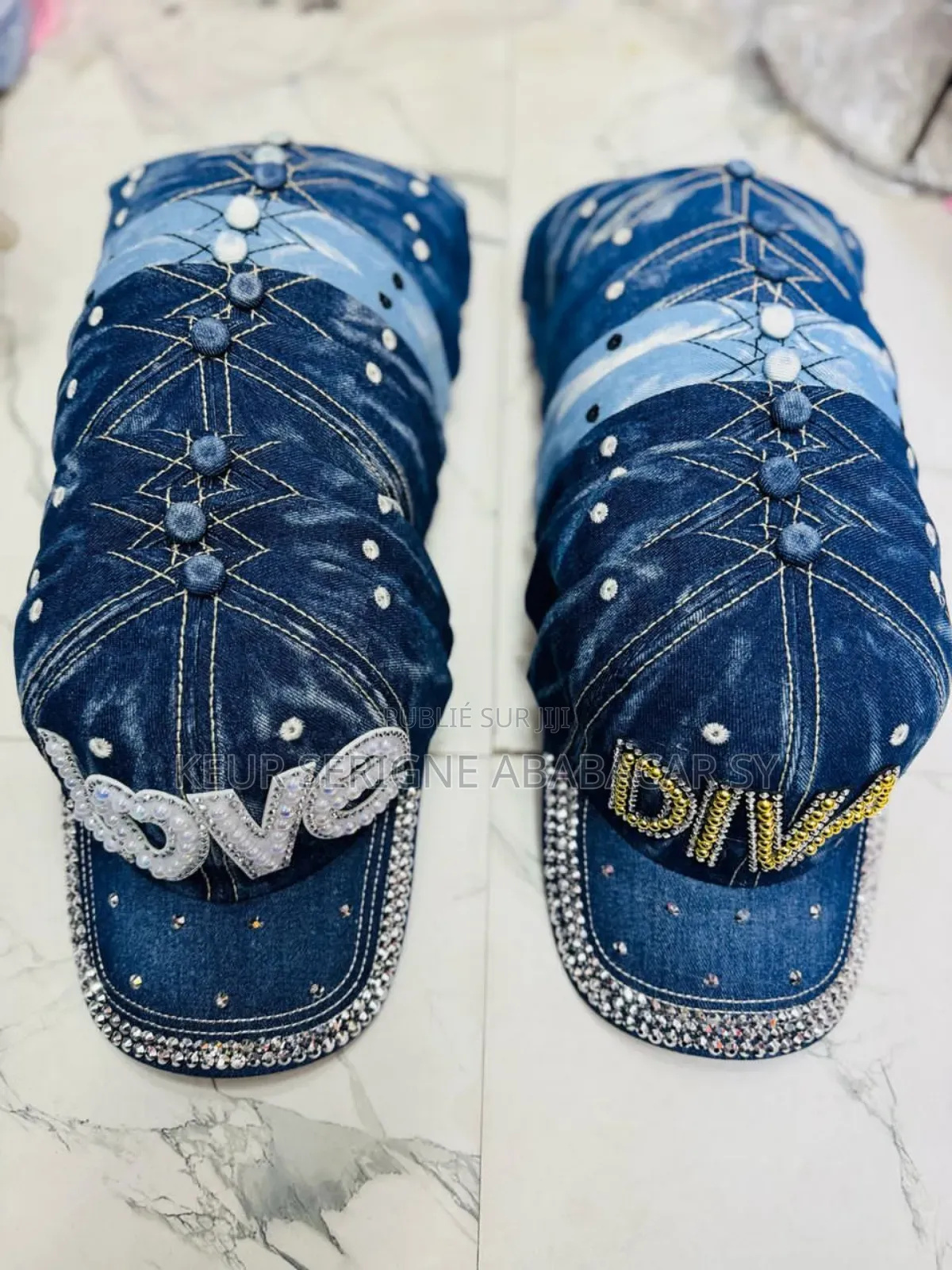 Ensemble Casquette Et Chaussures en Jean