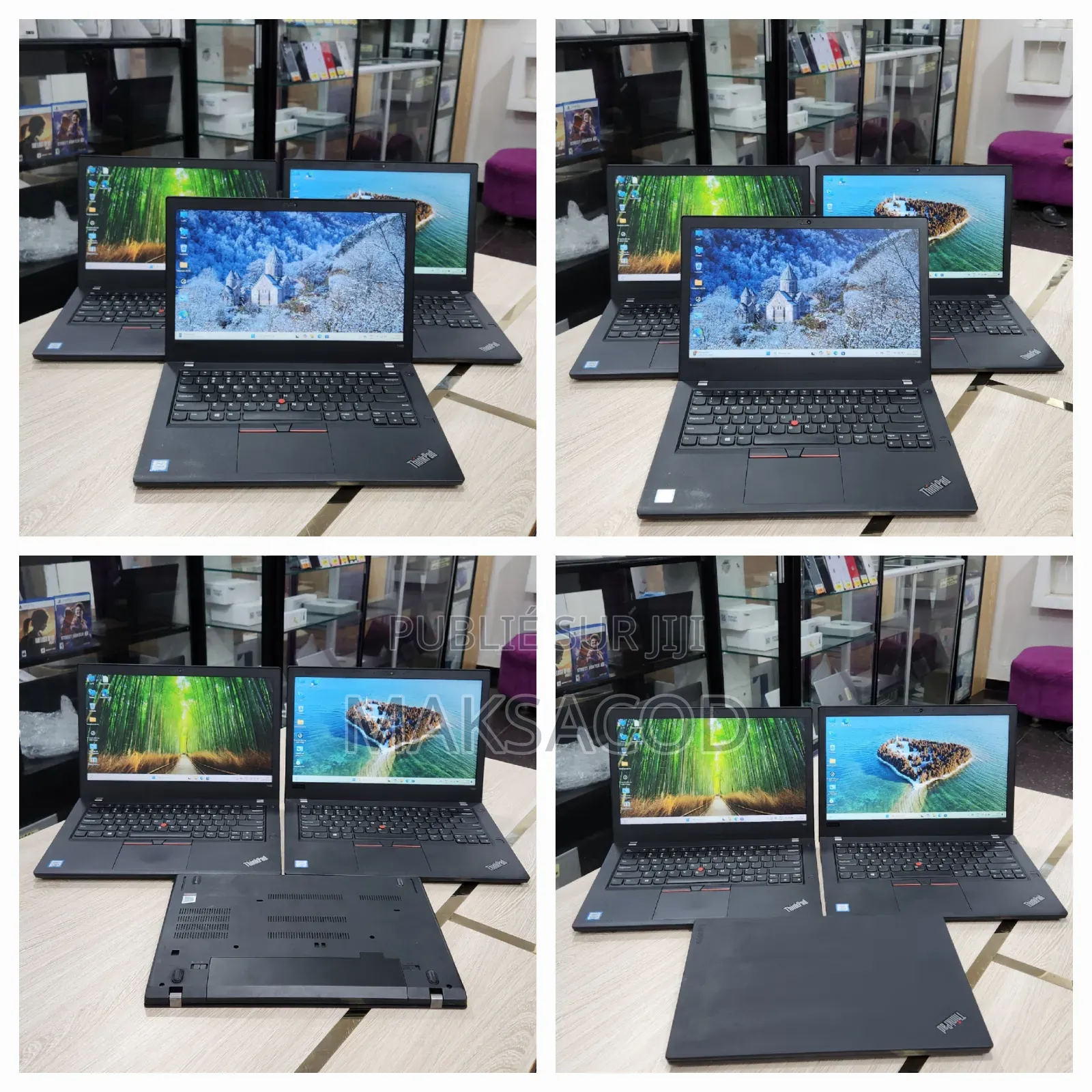 Ordinateur Portable Lenovo ThinkPad T480 16GB Intel Core I5 SSD 500GB