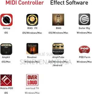 Meloaudio Meloaudio Midi Commander Guitare Sol Multi-Effets