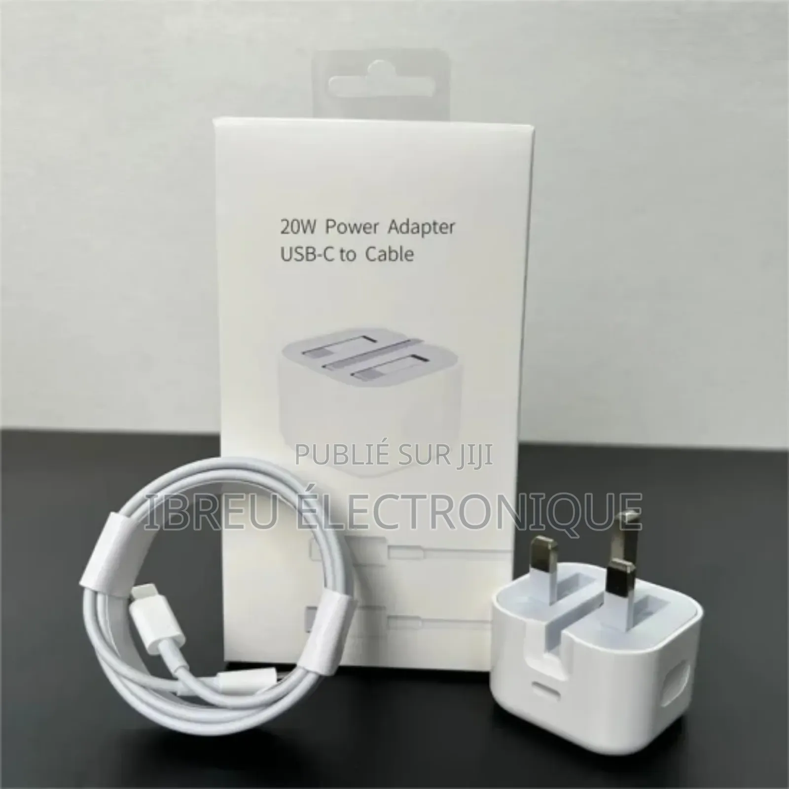 Chargeur iPhone Complet Original Prise Uk