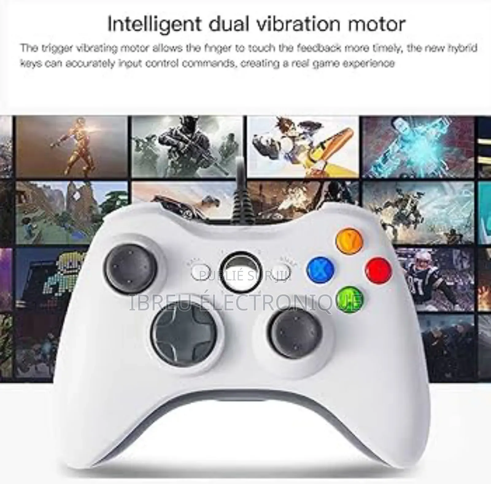 Manette Ordinateur Xbox 360 Filaire Pas De Réglage Compliqué