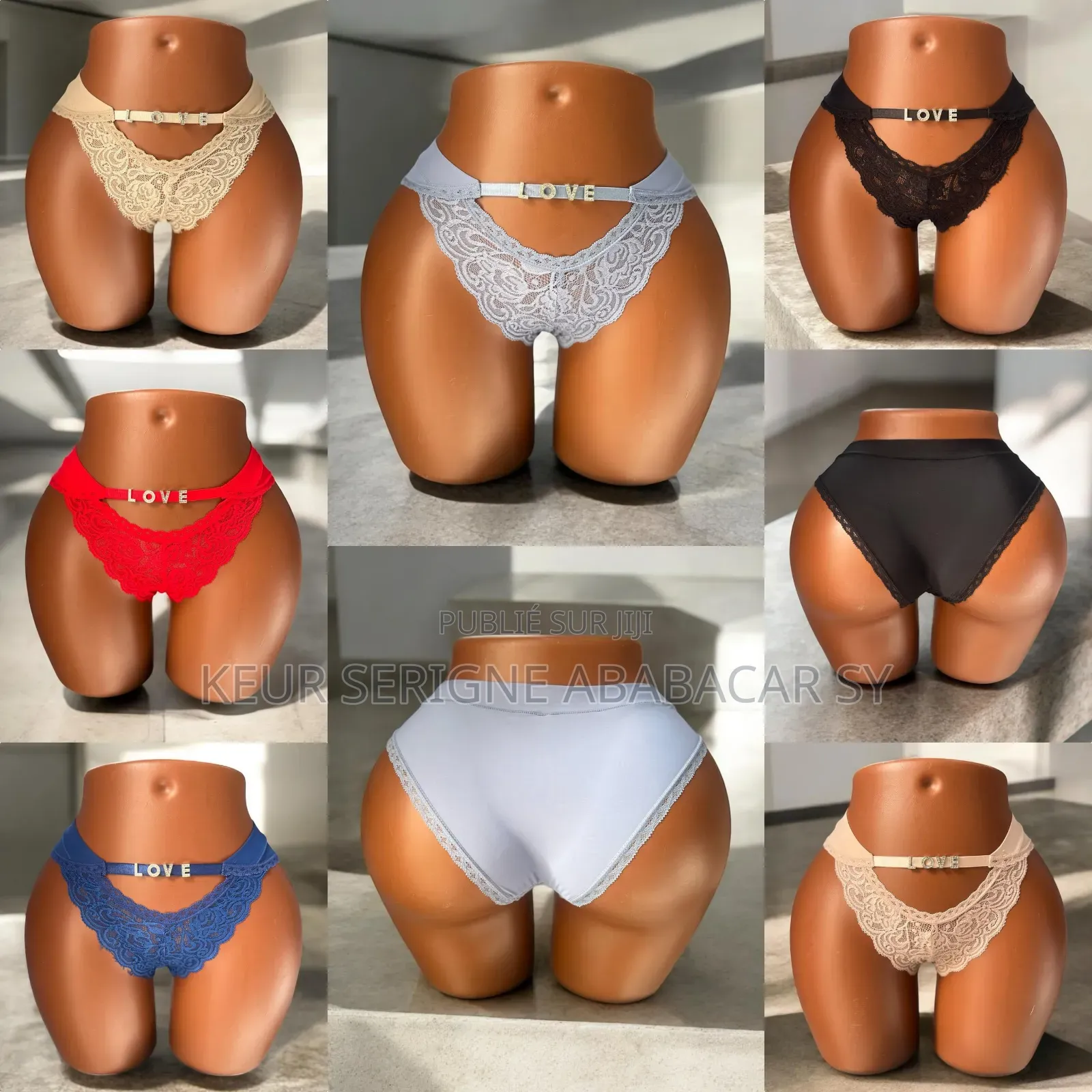 Slip Dentelle Love Sexy Et Confortable