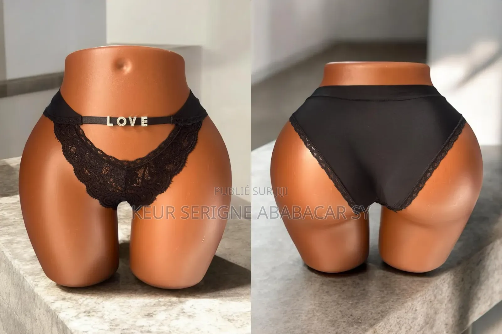 Slip Dentelle Love Sexy Et Confortable