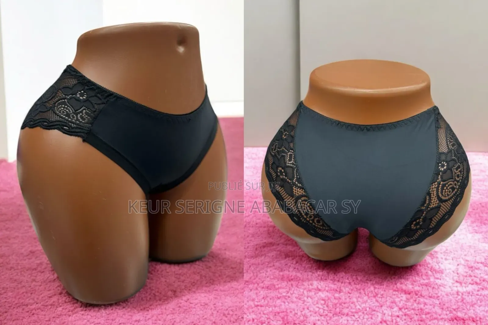 Slip Dentelle Coton Invisible Très Haut Qualité