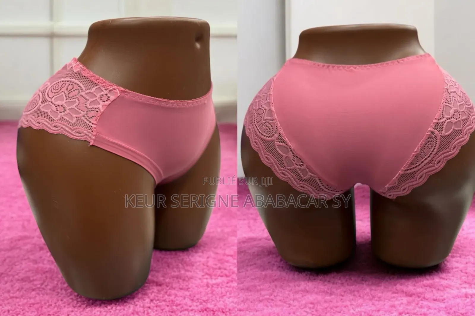 Slip Dentelle Coton Invisible Très Haut Qualité