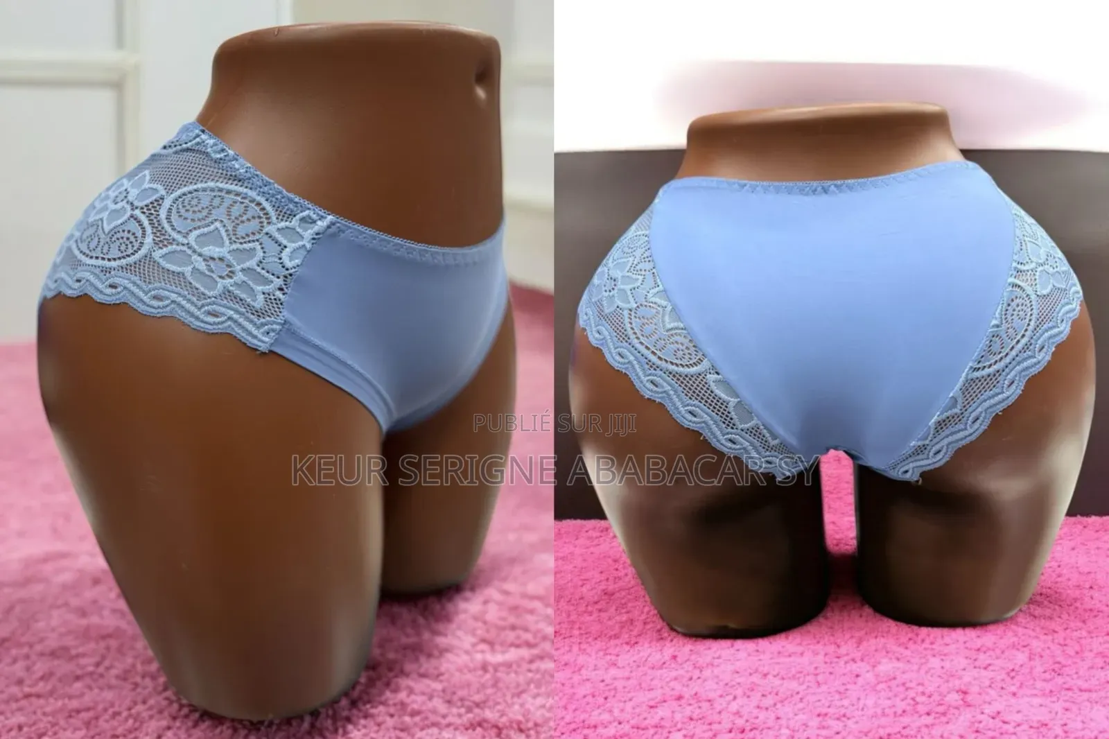 Slip Dentelle Coton Invisible Très Haut Qualité
