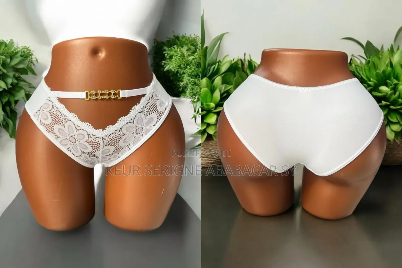 Slip Cton Dntelle Chaine Devant Sexy Classe Et Confortable