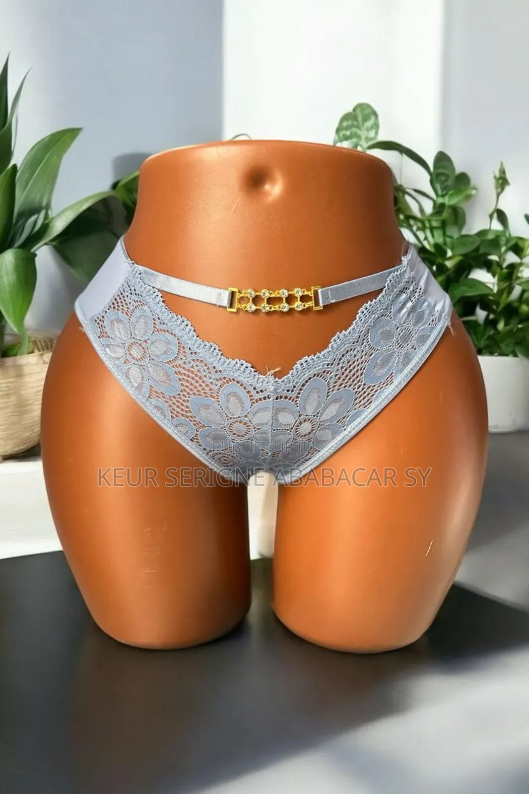 Slip Cton Dntelle Chaine Devant Sexy Classe Et Confortable