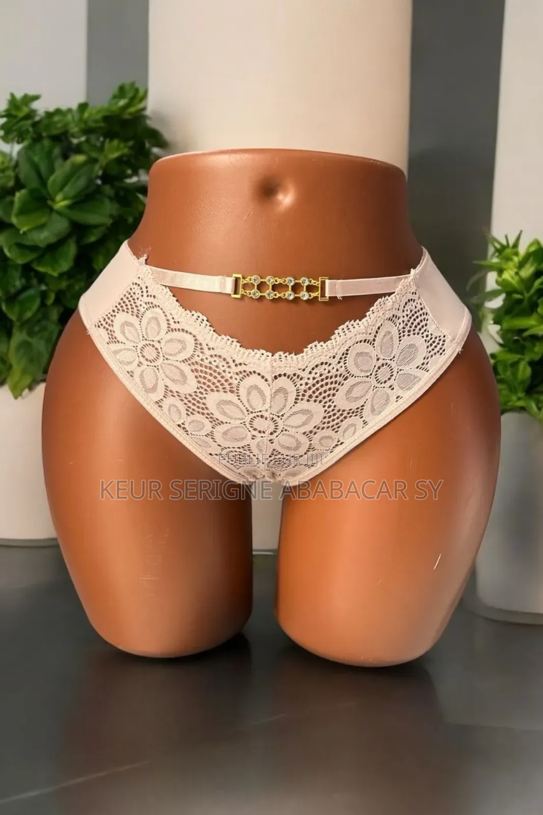 Slip Cton Dntelle Chaine Devant Sexy Classe Et Confortable
