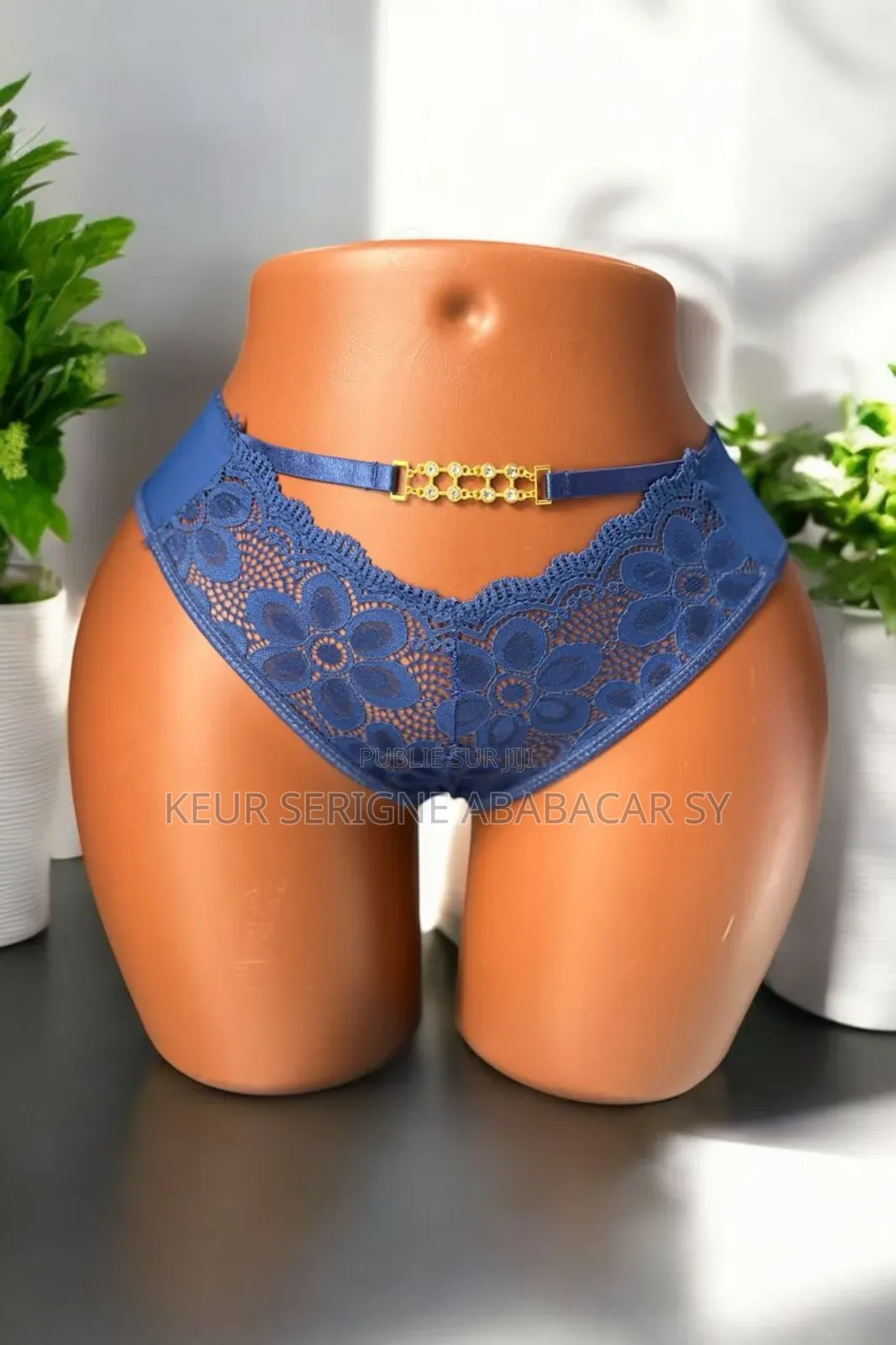 Slip Cton Dntelle Chaine Devant Sexy Classe Et Confortable