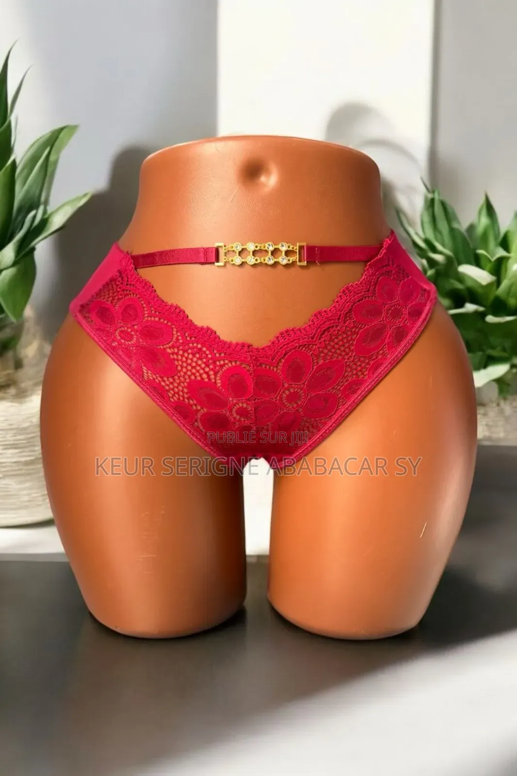 Slip Cton Dntelle Chaine Devant Sexy Classe Et Confortable