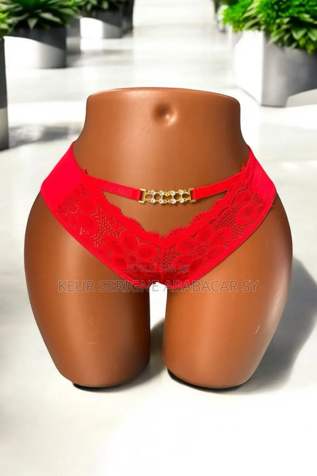 Slip Cton Dntelle Chaine Devant Sexy Classe Et Confortable