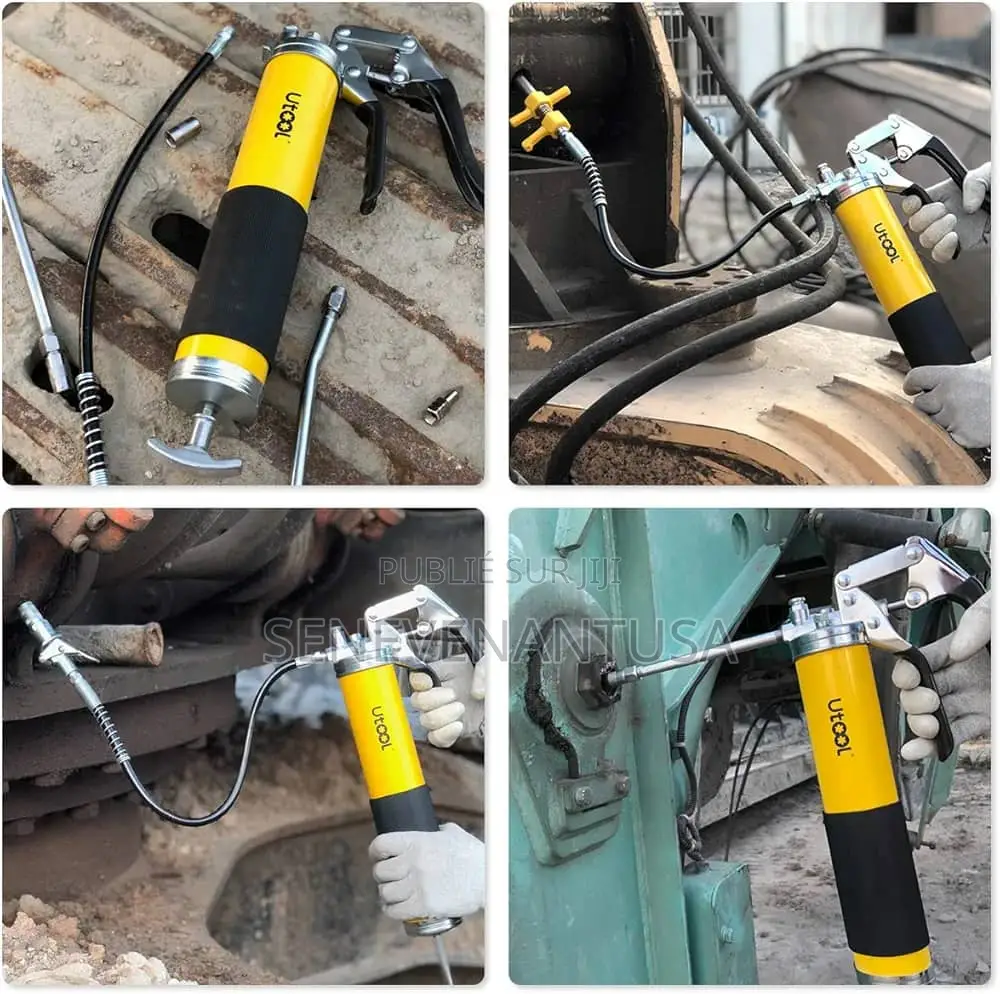 Marque : Utool Pistolet Graisseur Utool À Poignée Pistolet,