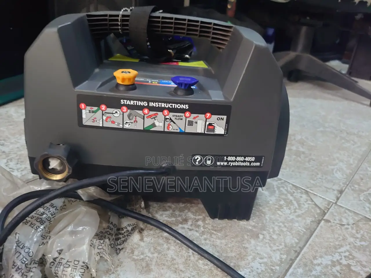 Nettoyeur Haute Pression À Eau Froide Ryobi Ry141612 - Noir