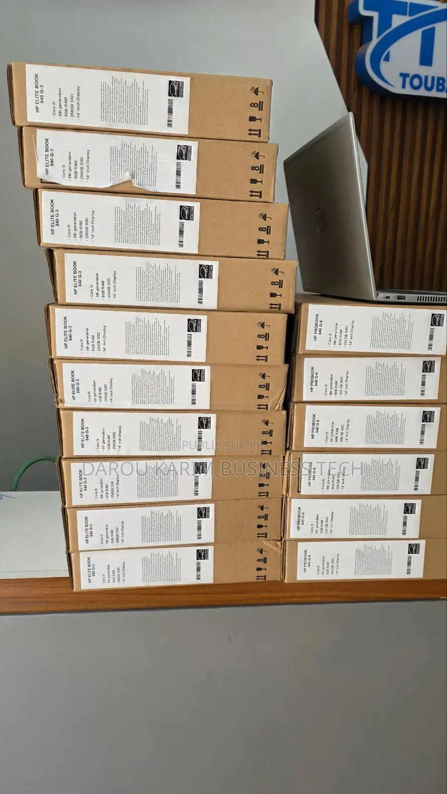 New Ordinateur Portable HP ProBook 440 G6 8GB Intel Core I5 SSD 256GB