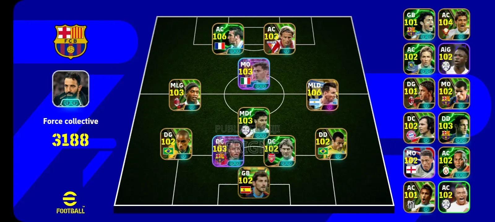 Compte Efootball
