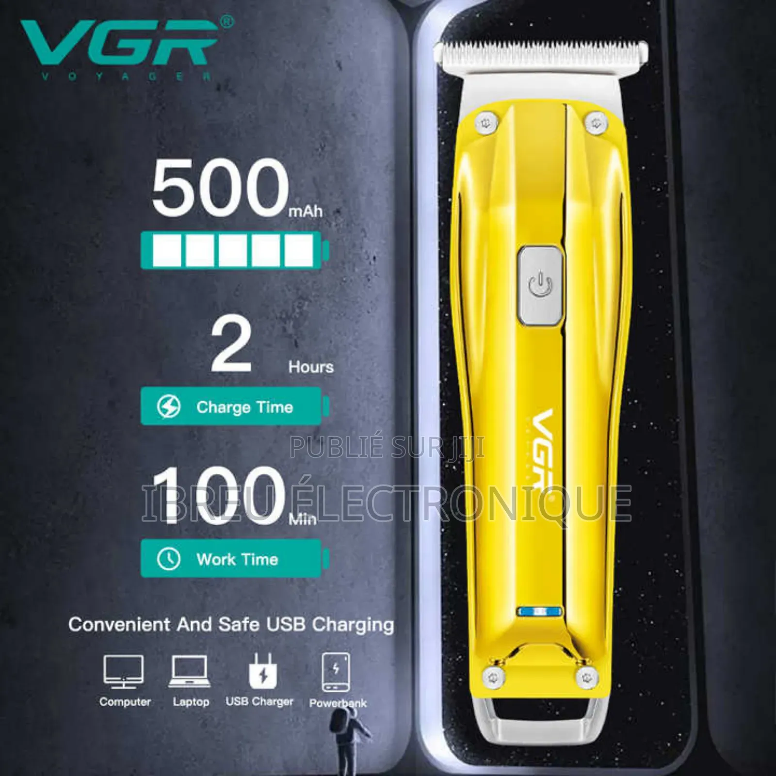  Tondeuse Rechargeable – Professionnel Vgr