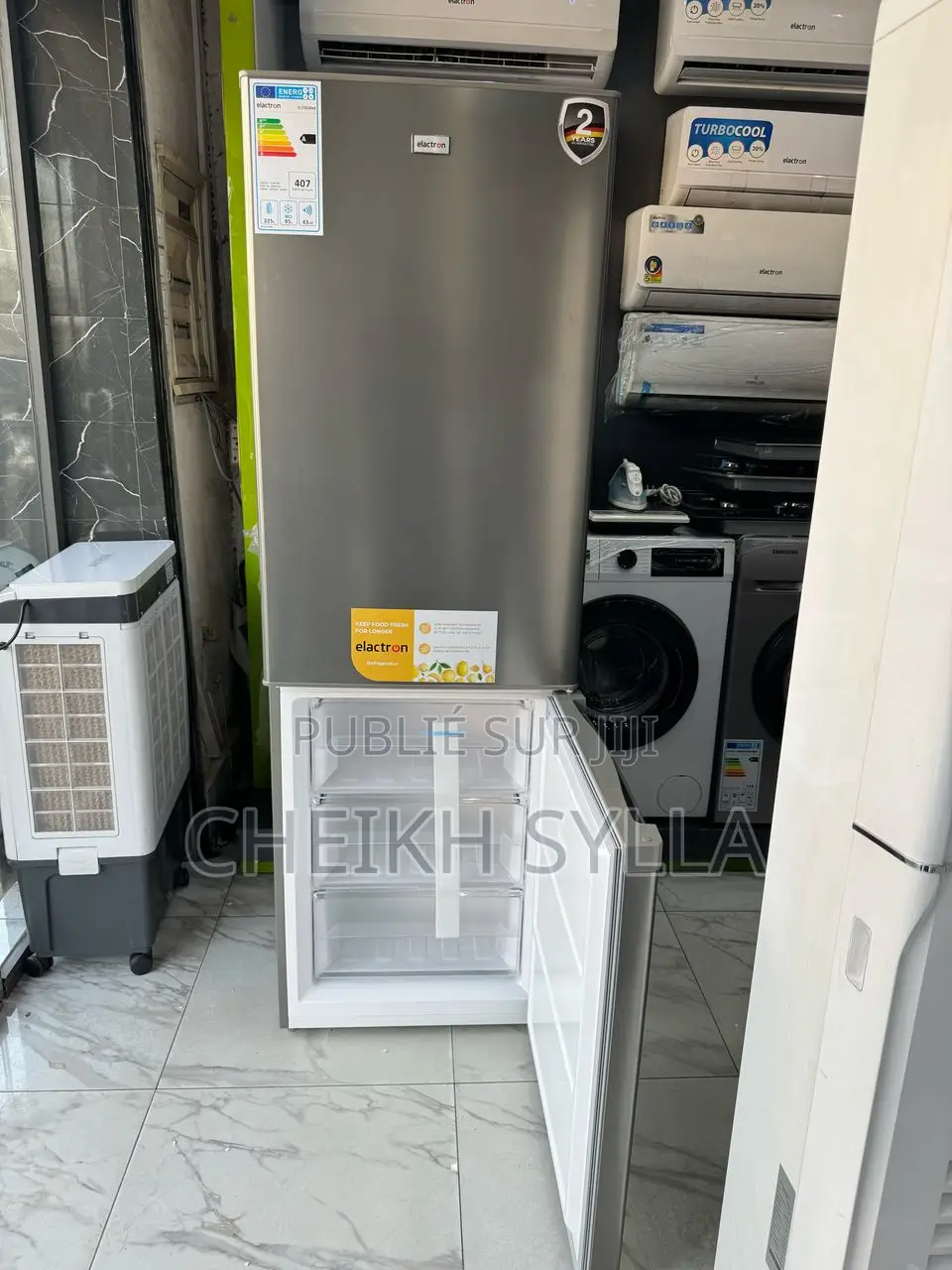 Refrigérateur Elactron 3tiroirs A+ No Frost