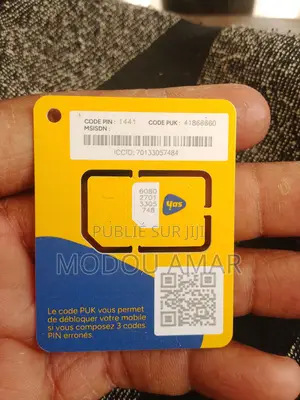 Photo - Sim Yas 4gb Internet Et 315 Minutes Appel Tous Les Réseaux