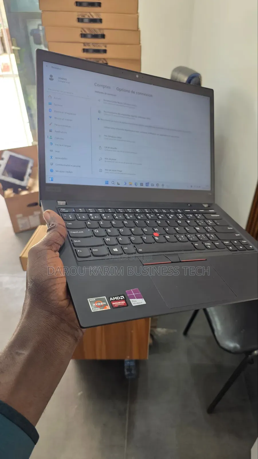 New Ordinateur Portable Lenovo ThinkPad T14 32GB AMD Ryzen 5 SSD 512GB