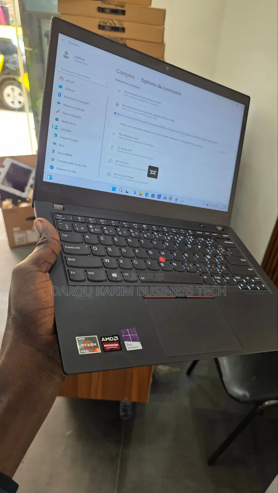 New Ordinateur Portable Lenovo ThinkPad T14 32GB AMD Ryzen 5 SSD 512GB