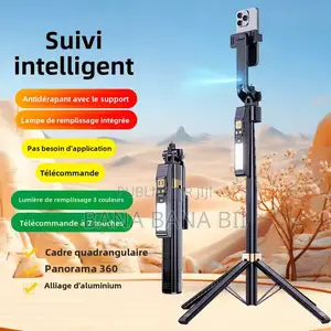 Photo - Trépied Téléphone Suivi Automatique Du Visage Avec Led