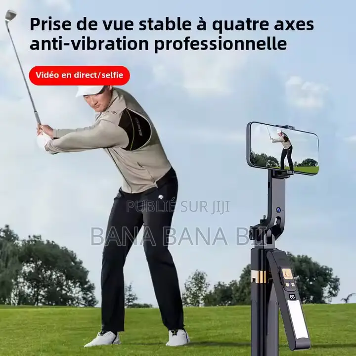 Trépied Téléphone Suivi Automatique Du Visage Avec Led