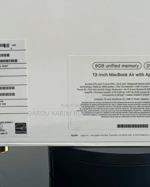 New Apple MacBook Air 2020 M1 8GB Apple M1 SSD 256GB