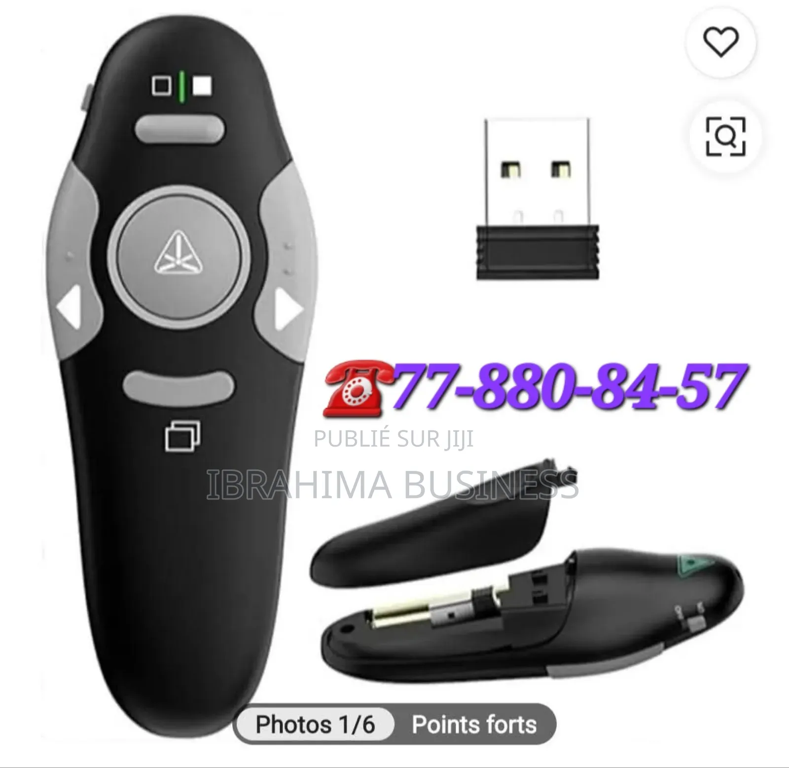 Pointeur Laser, Commande Powerpoint