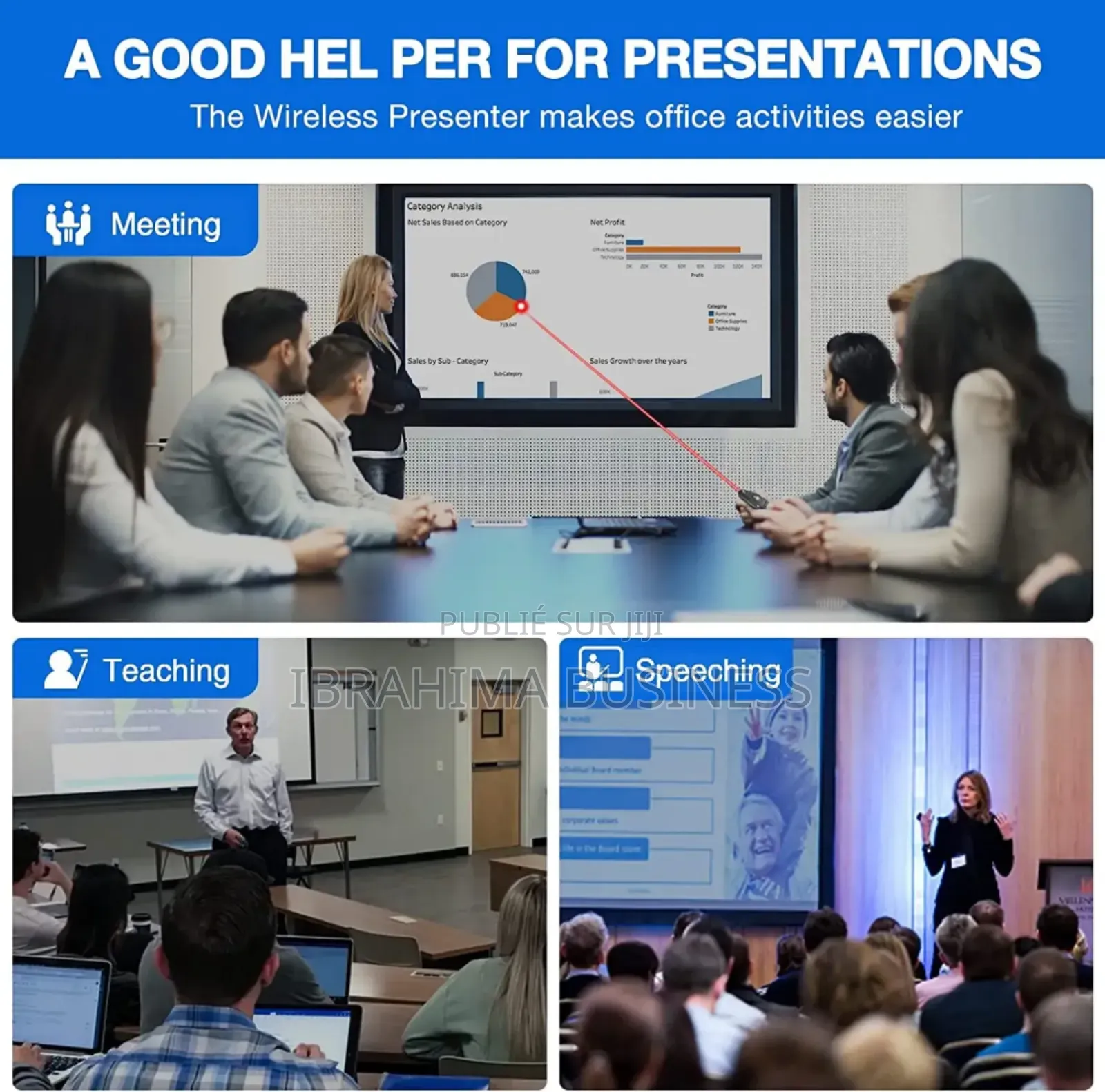 Pointeur Laser, Commande Powerpoint