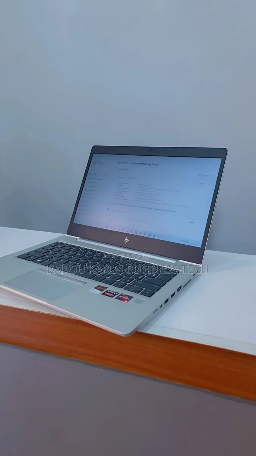 New Ordinateur Portable HP EliteBook 745 G6 16GB AMD Ryzen 7 SSD 512GB