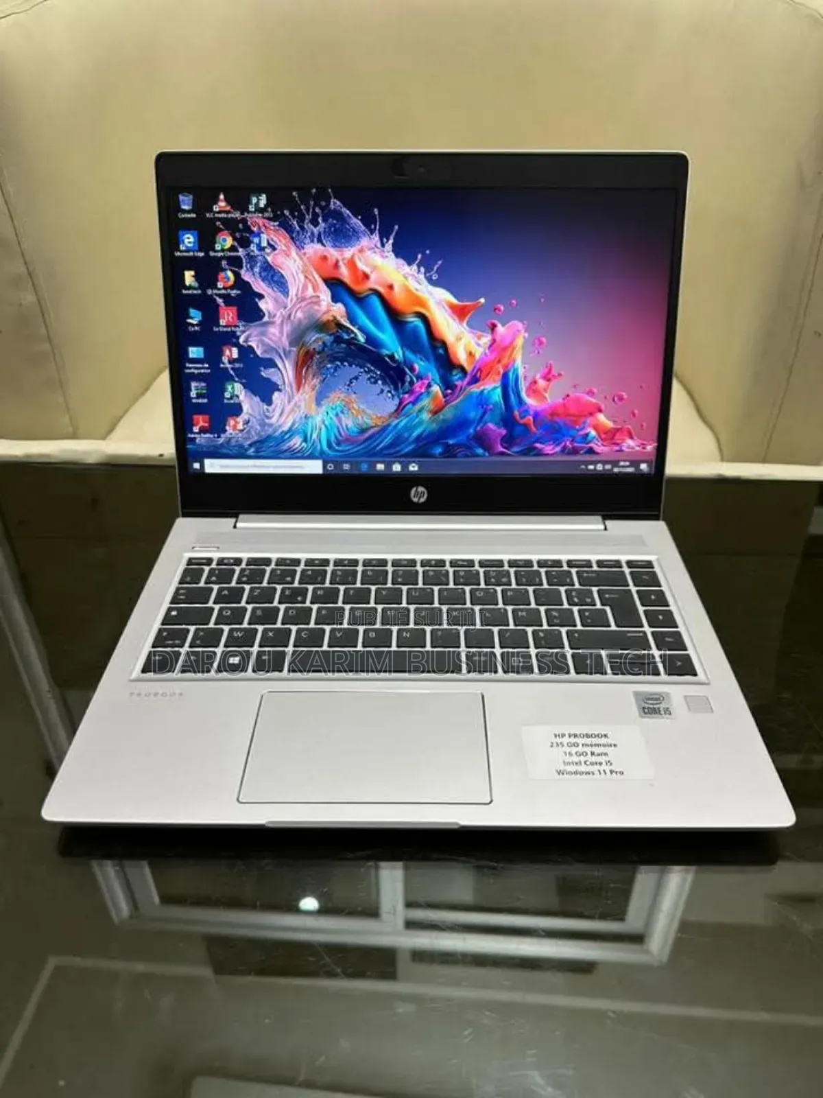 New Ordinateur Portable HP ProBook 440 G7 16GB Intel Core I5 SSD 256GB