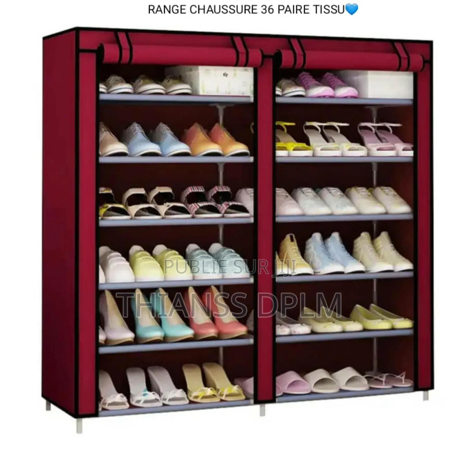 Rangement Chaussures en Tissu 36 Paire