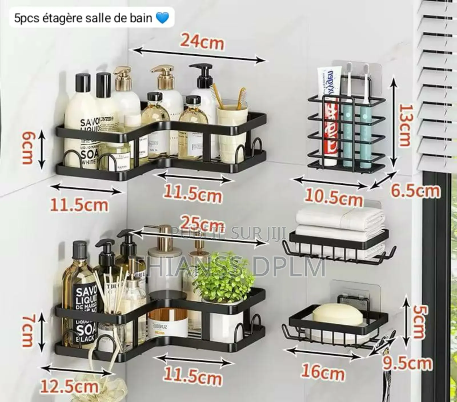 5 Piece Rangement Sale De Bain