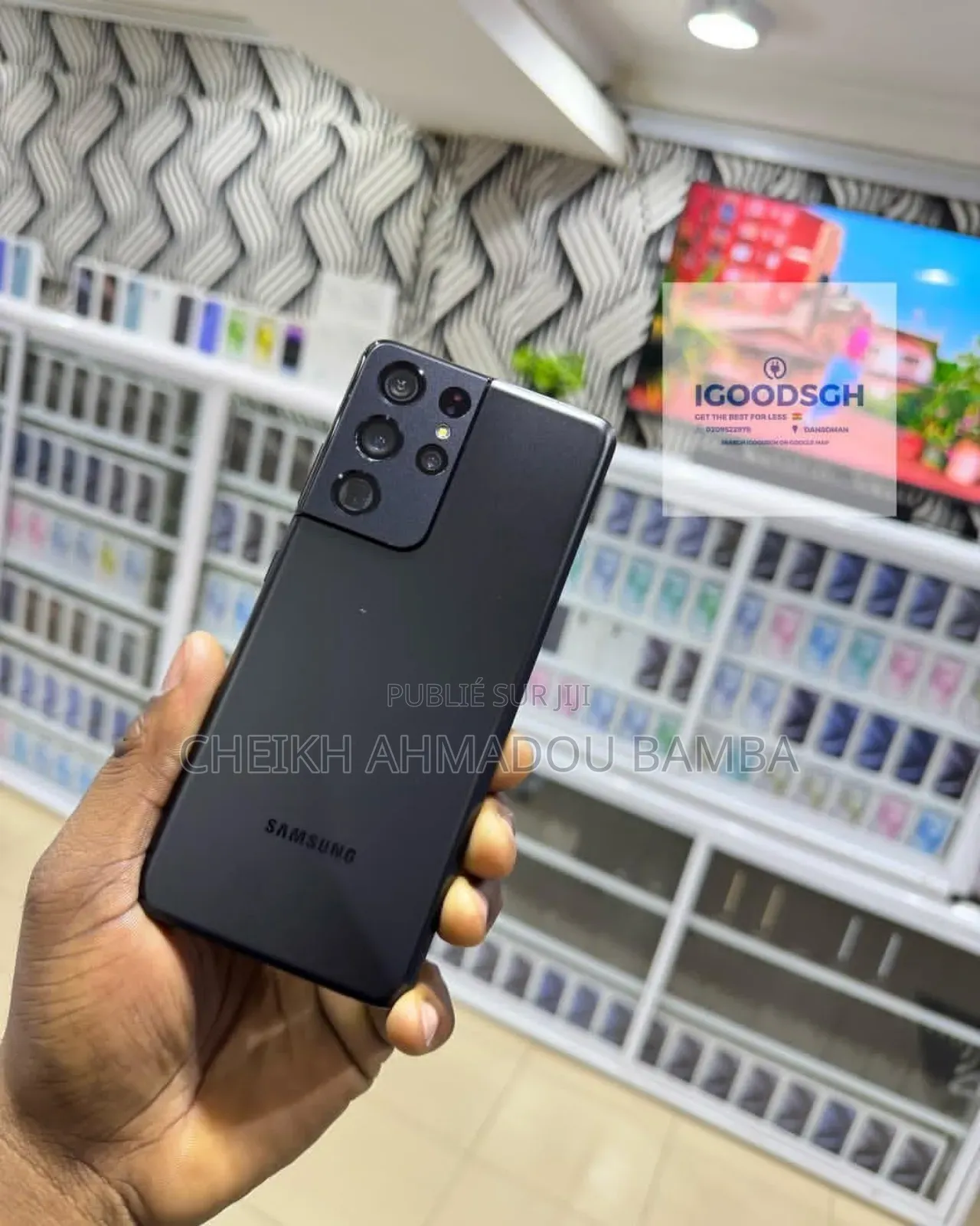 New Samsung Galaxy S21 Ultra 5G 128 GB Noir