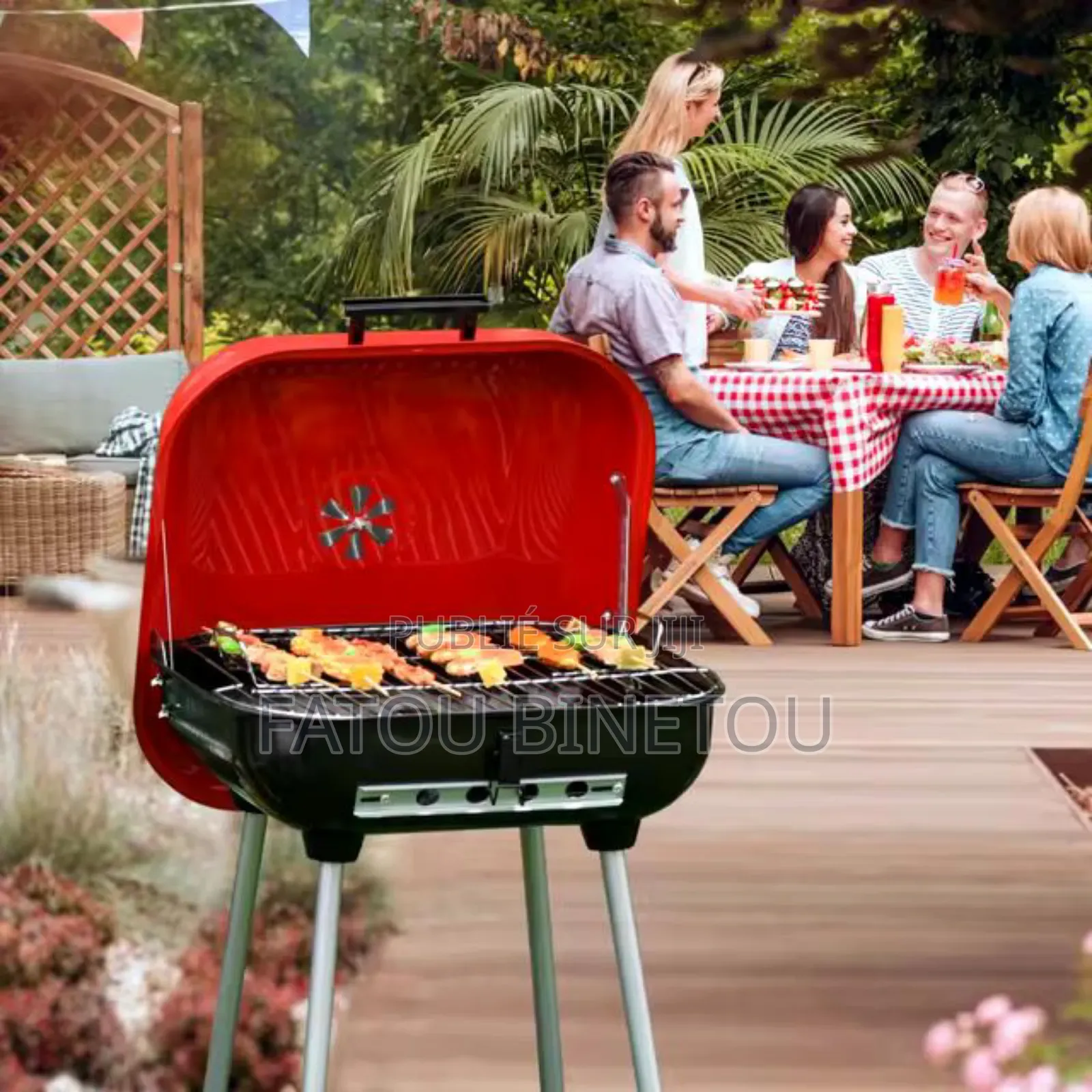Barbecue Grand Modèle Avec Roues